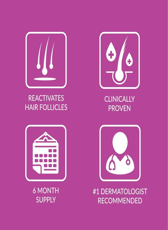 Taro Minoxidil Topical Aerosol Foam, 5%, Hair Regrowth Treatment for Women, 2.11 oz Reactivates Hair Follicles to Stimulate Hair Regrowth - 6 Months Supply - Image 4